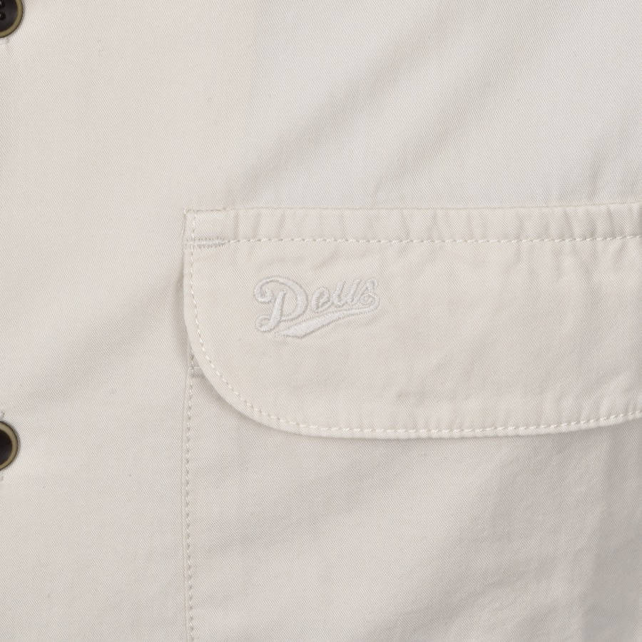 Alternative Image for ProductDeus Ex Machina Short Sleeve Shirt Beige3